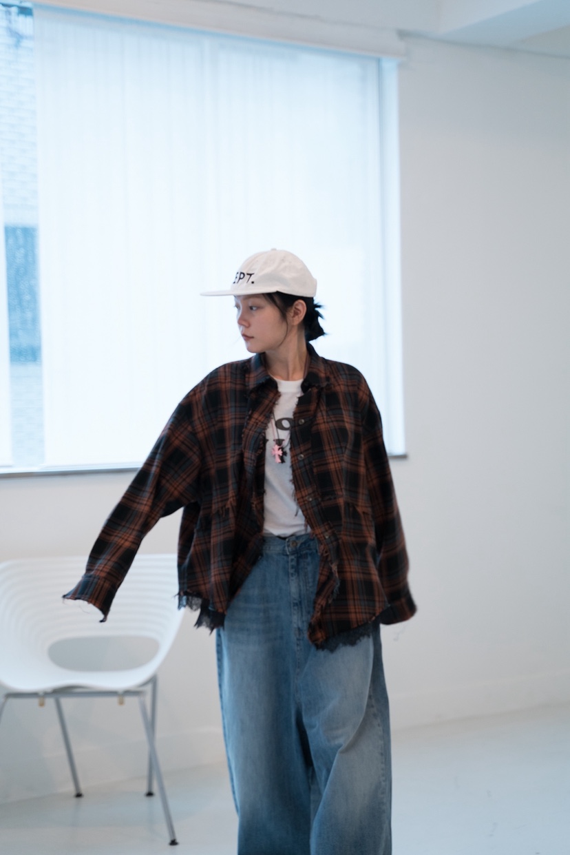 FRANC—L韓國代購㊣女裝新款推薦休閑真品熱賣襯衫蕾絲衫復古FRANC襯衫/蕾絲衫