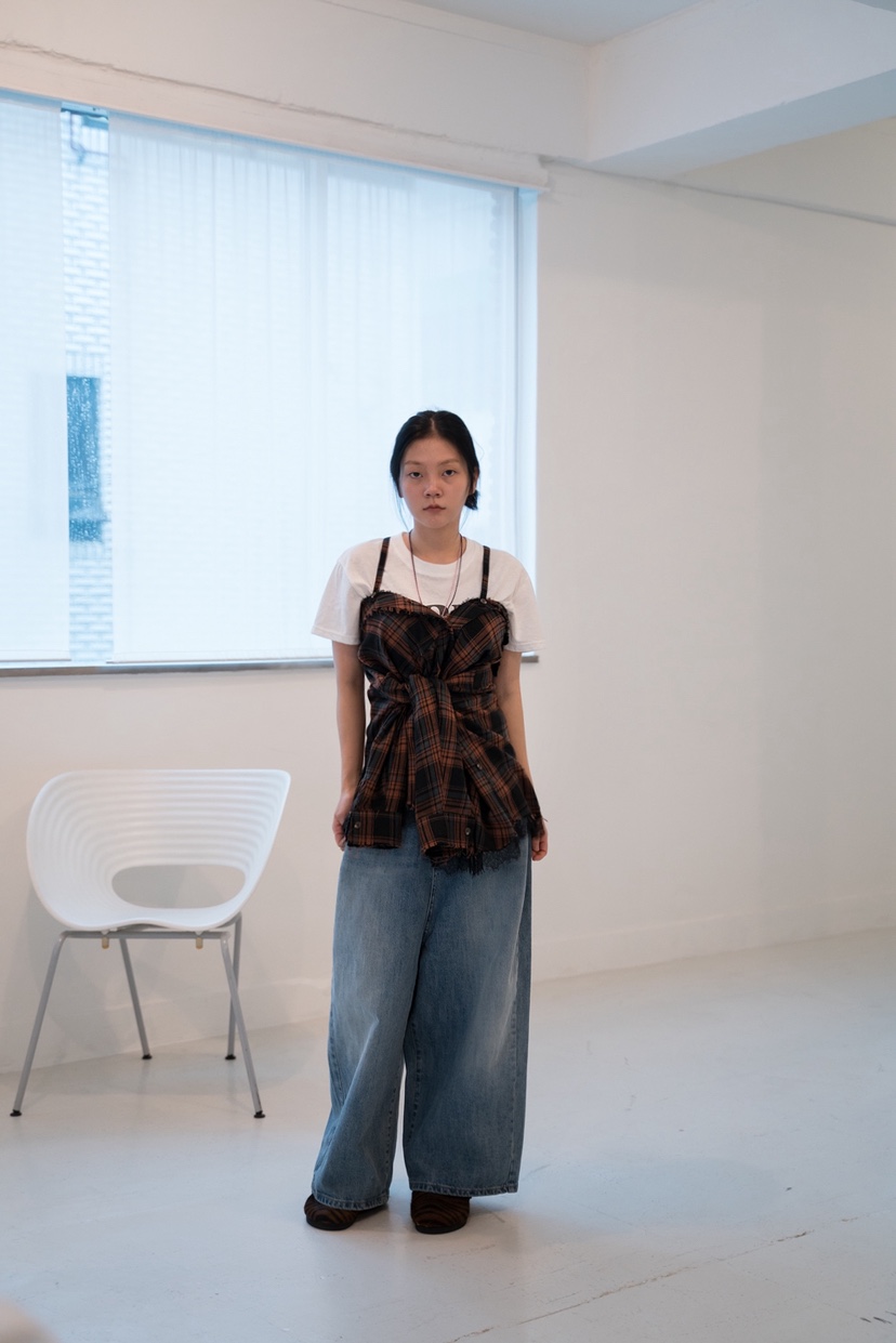 FRANC—L韓國代購㊣女裝新款推薦休閑真品熱賣襯衫蕾絲衫復古FRANC襯衫/蕾絲衫