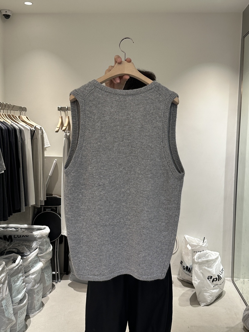 PEPPER-L東大門㊣實拍女士新品推薦休閑真品25秋冬吊帶背心羊毛PEPPER吊帶/背心