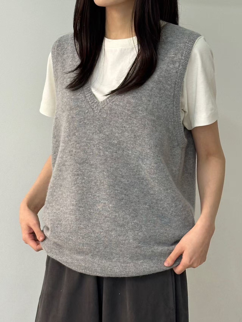 PEPPER-L東大門㊣實拍女士新品推薦休閑真品25秋冬吊帶背心羊毛PEPPER吊帶/背心