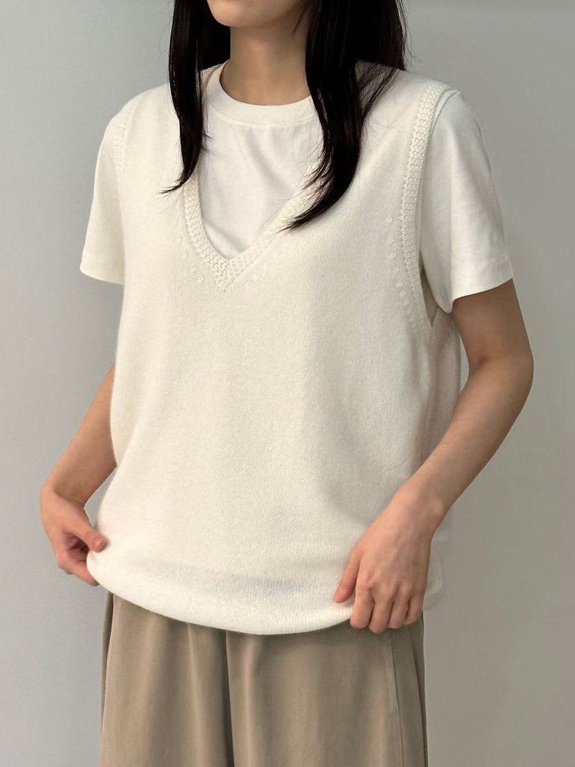 PEPPER-L東大門㊣實拍女士新品推薦休閑真品25秋冬吊帶背心羊毛PEPPER吊帶/背心