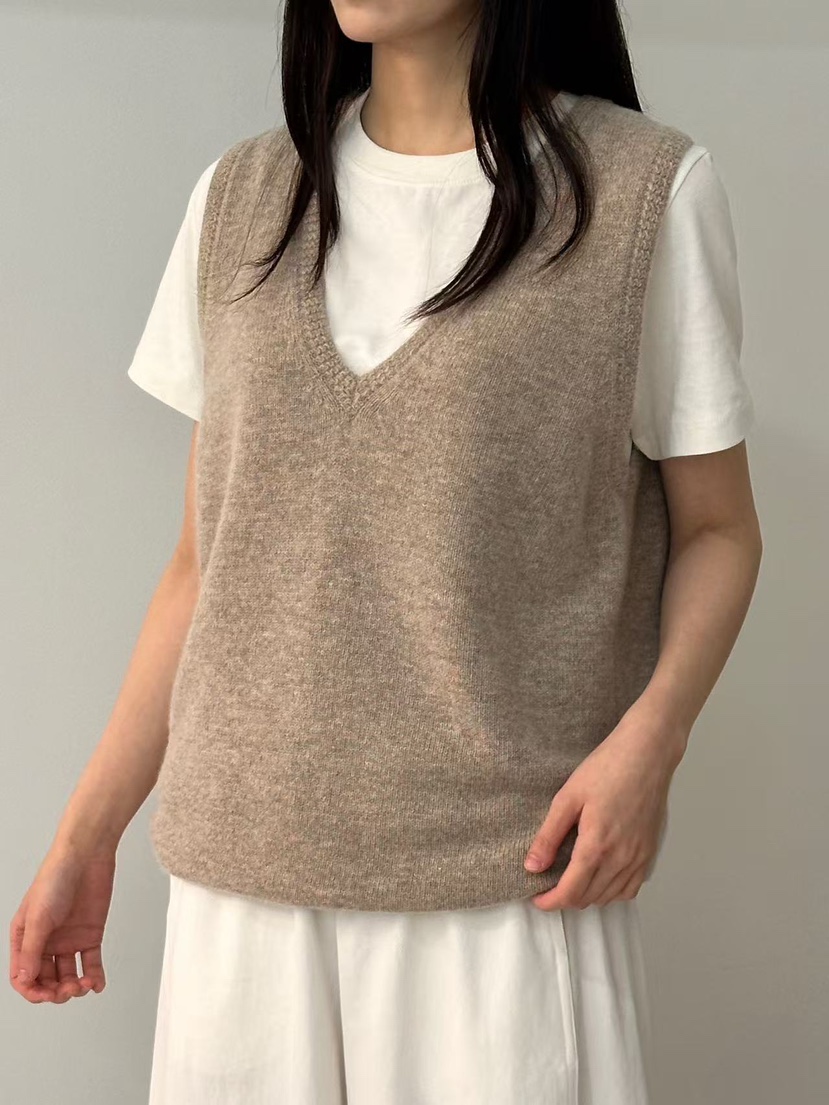 PEPPER-L東大門㊣實拍女士新品推薦休閑真品25秋冬吊帶背心羊毛PEPPER吊帶/背心