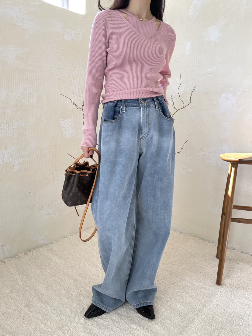 CHAHEE東大門㊣代購女裝新款職業真品25秋冬人氣針織衫羅紋CHAHEE針織衫