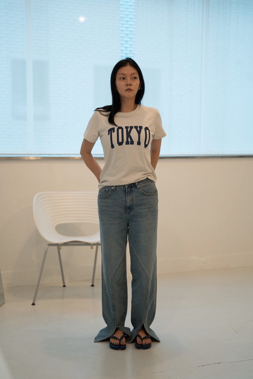 FRANC—L韓國直郵㊣女士新品真品職業人氣25秋冬時尚牛仔褲FRANC牛仔褲