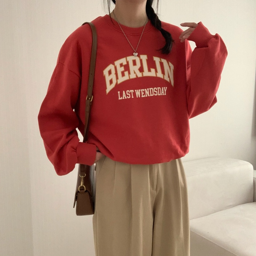 HELLO JINI東大門㊣實拍女士新品真品25秋冬熱賣休閑人氣衛衣HELLO JINI衛衣