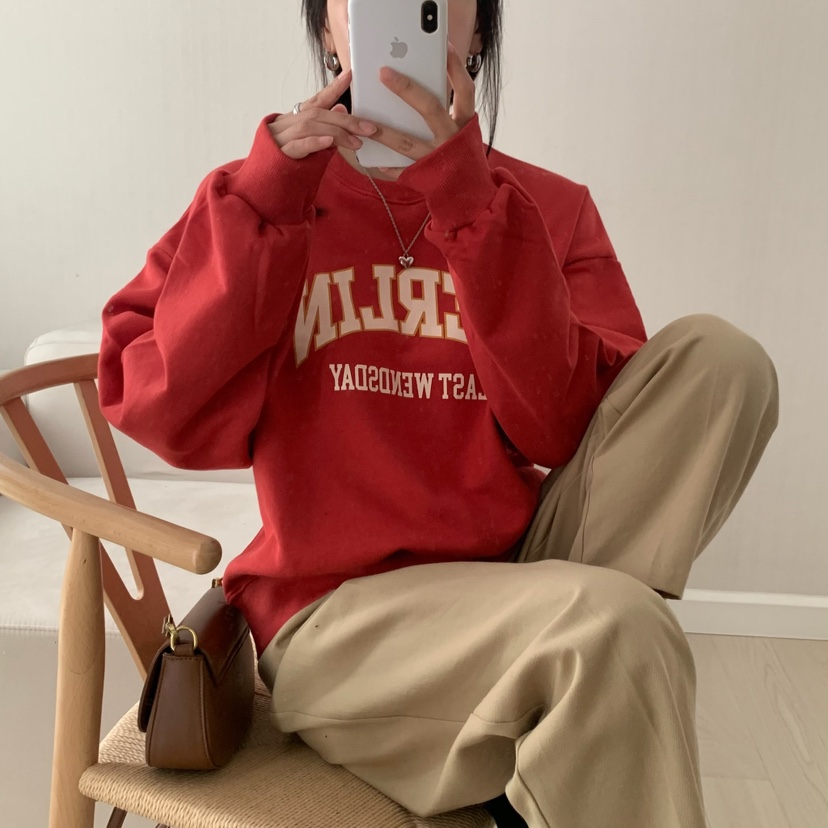 HELLO JINI東大門㊣實拍女士新品真品25秋冬熱賣休閑人氣衛衣HELLO JINI衛衣