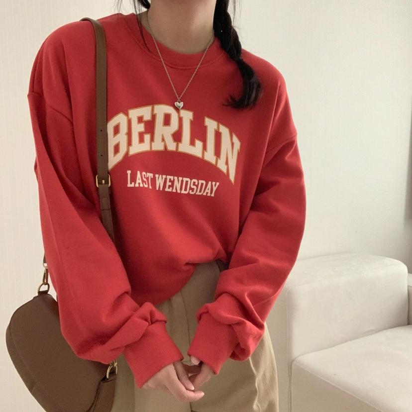 HELLO JINI東大門㊣實拍女士新品真品25秋冬熱賣休閑人氣衛衣HELLO JINI衛衣
