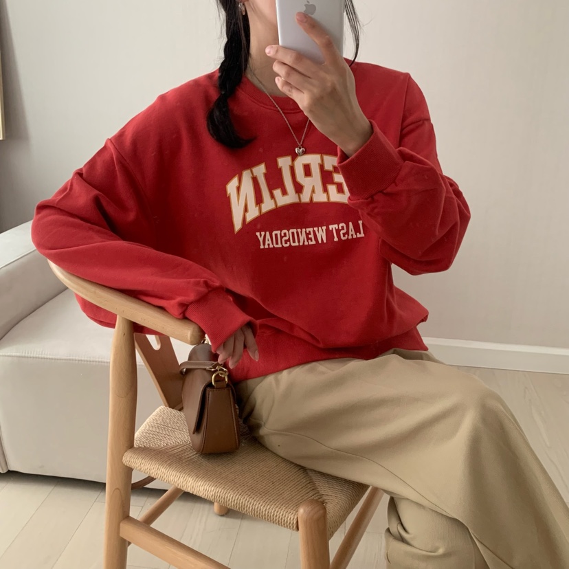 HELLO JINI東大門㊣實拍女士新品真品25秋冬熱賣休閑人氣衛衣HELLO JINI衛衣