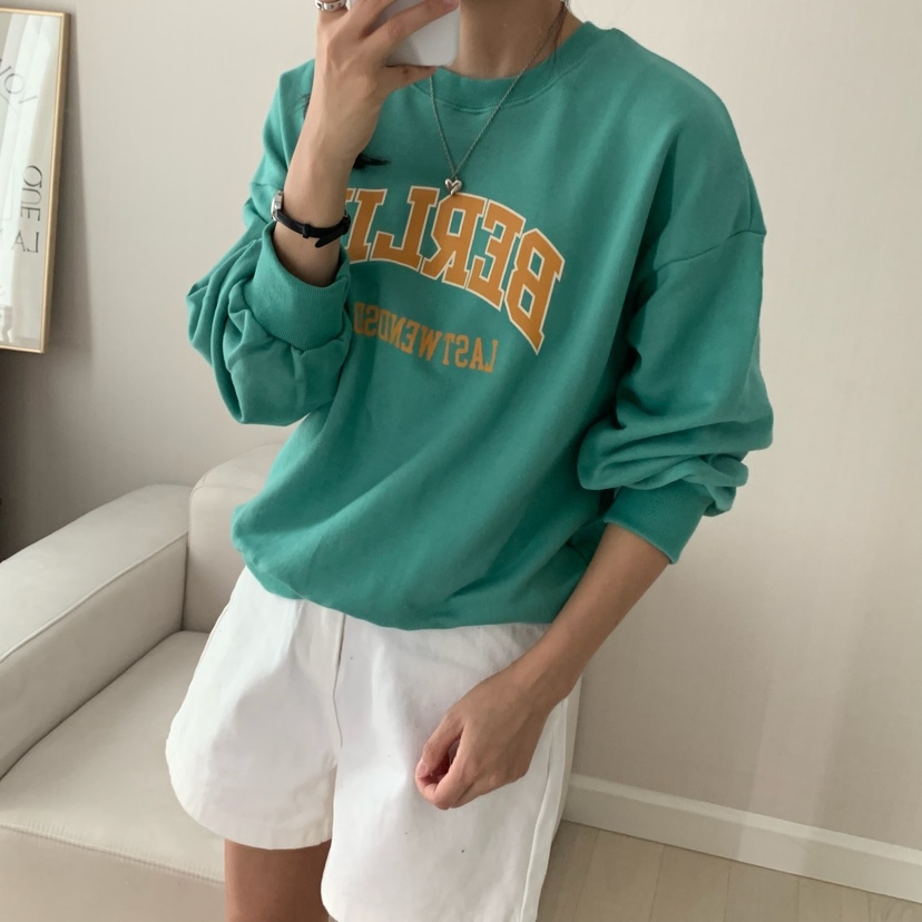 HELLO JINI東大門㊣實拍女士新品真品25秋冬熱賣休閑人氣衛衣HELLO JINI衛衣