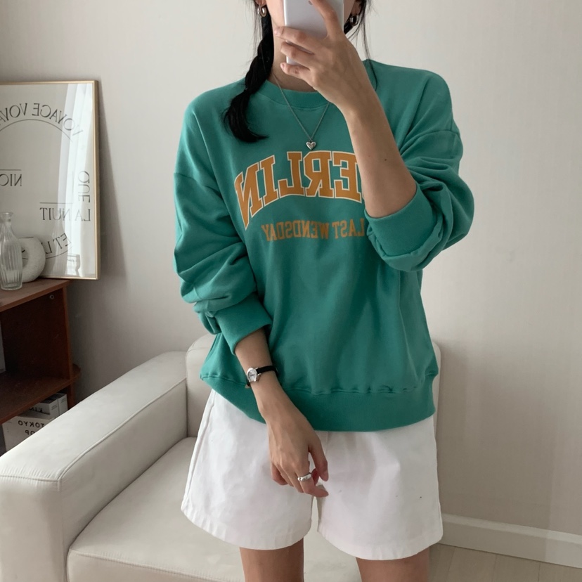 HELLO JINI東大門㊣實拍女士新品真品25秋冬熱賣休閑人氣衛衣HELLO JINI衛衣