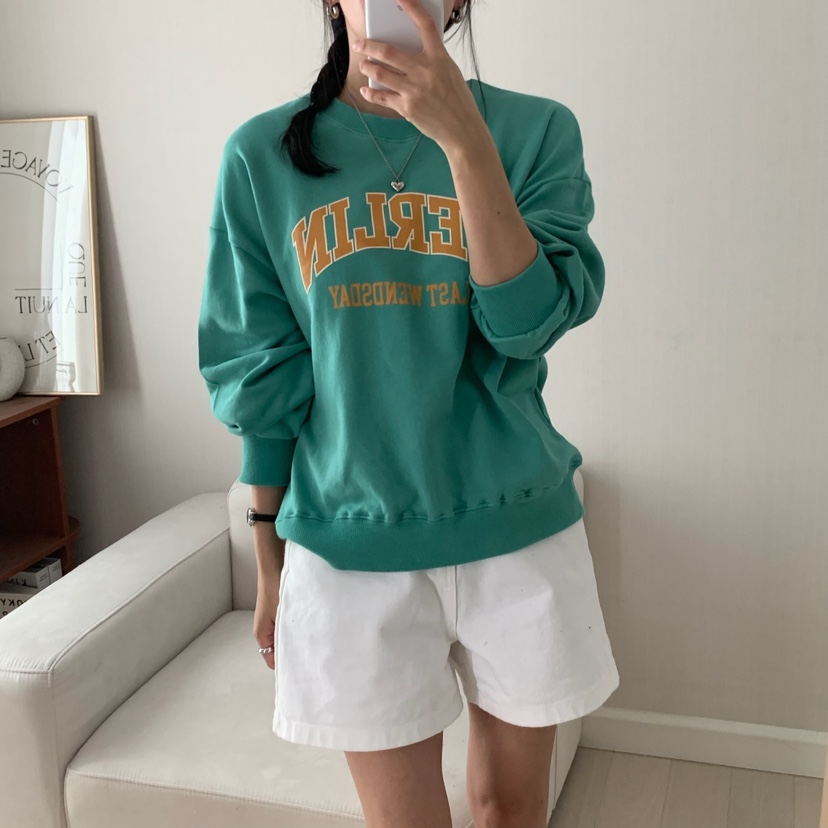 HELLO JINI東大門㊣實拍女士新品真品25秋冬熱賣休閑人氣衛衣HELLO JINI衛衣