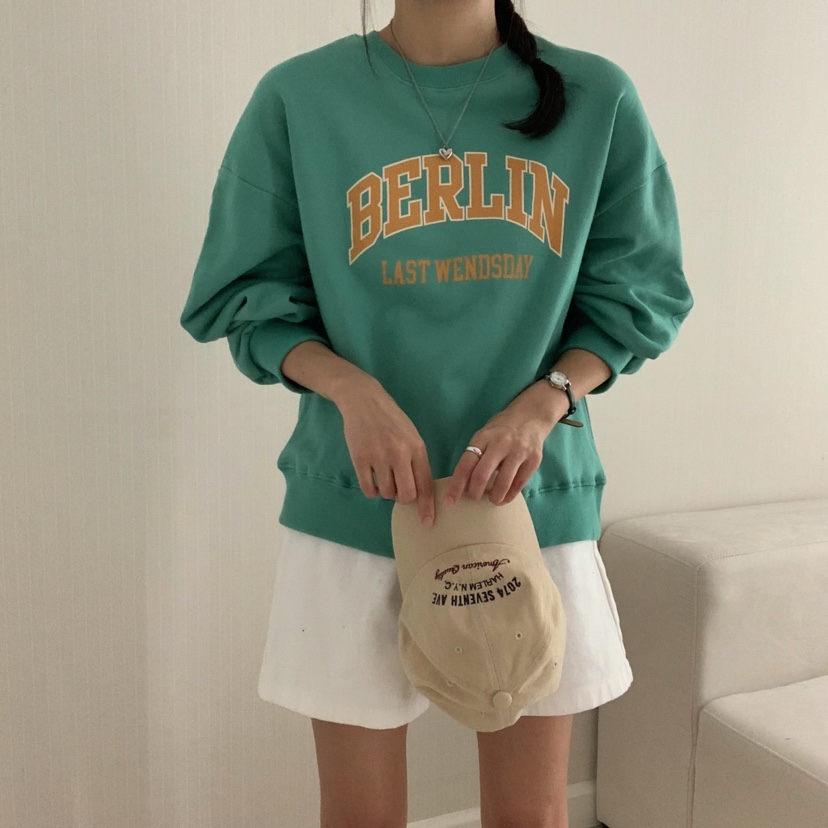 HELLO JINI東大門㊣實拍女士新品真品25秋冬熱賣休閑人氣衛衣HELLO JINI衛衣圖色2