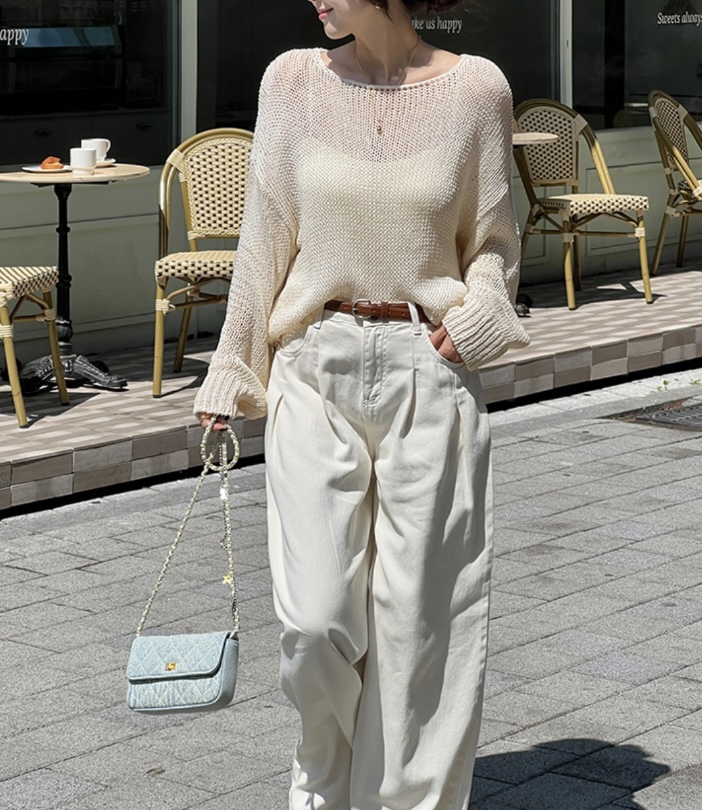 I BLLE東大門㊣實拍女裝新品時尚職業25秋冬人氣真品針織衫I BLLE針織衫