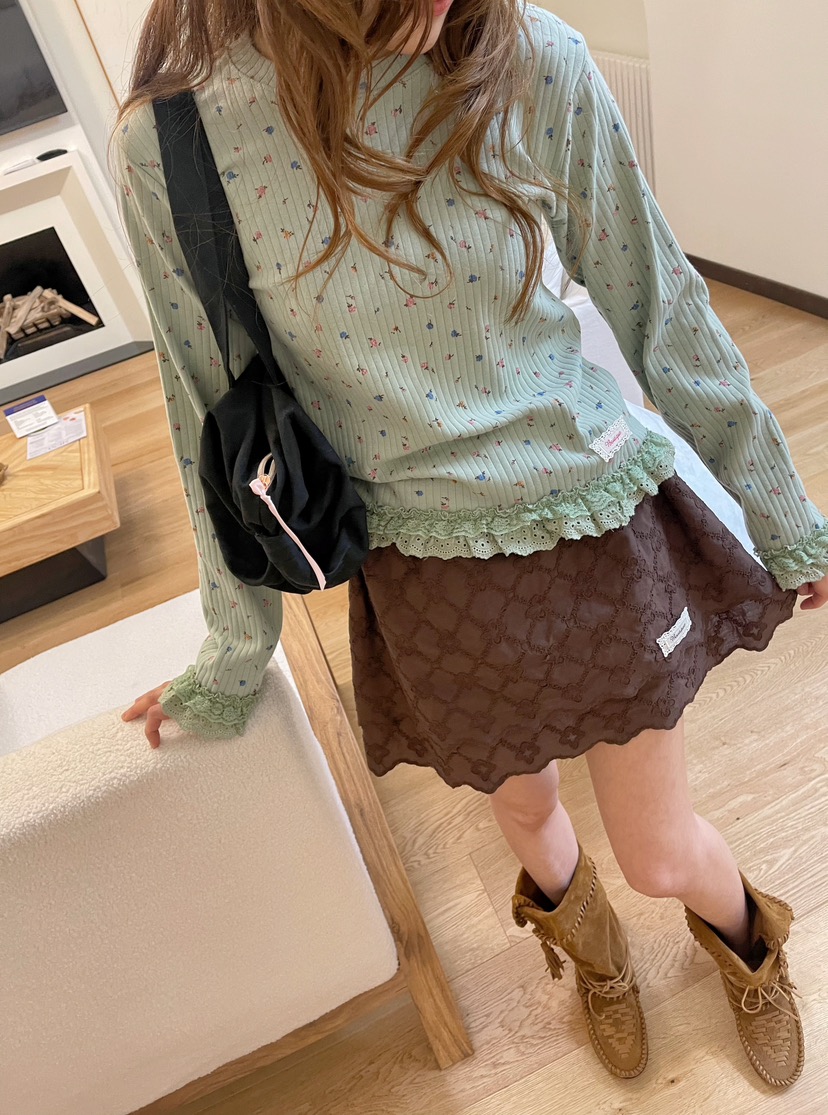 BOUTIQUE-L韓國直郵㊣女裝新品真品25秋冬人氣熱賣推薦短裙BOUTIQUE-L短裙