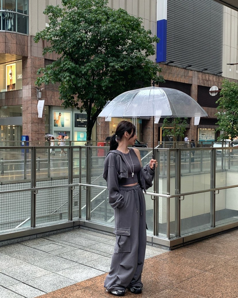 REVE CITE-L東大門㊣實拍女裝新款時尚真品休閑褲工裝拉鏈REVE CITE休閑褲
