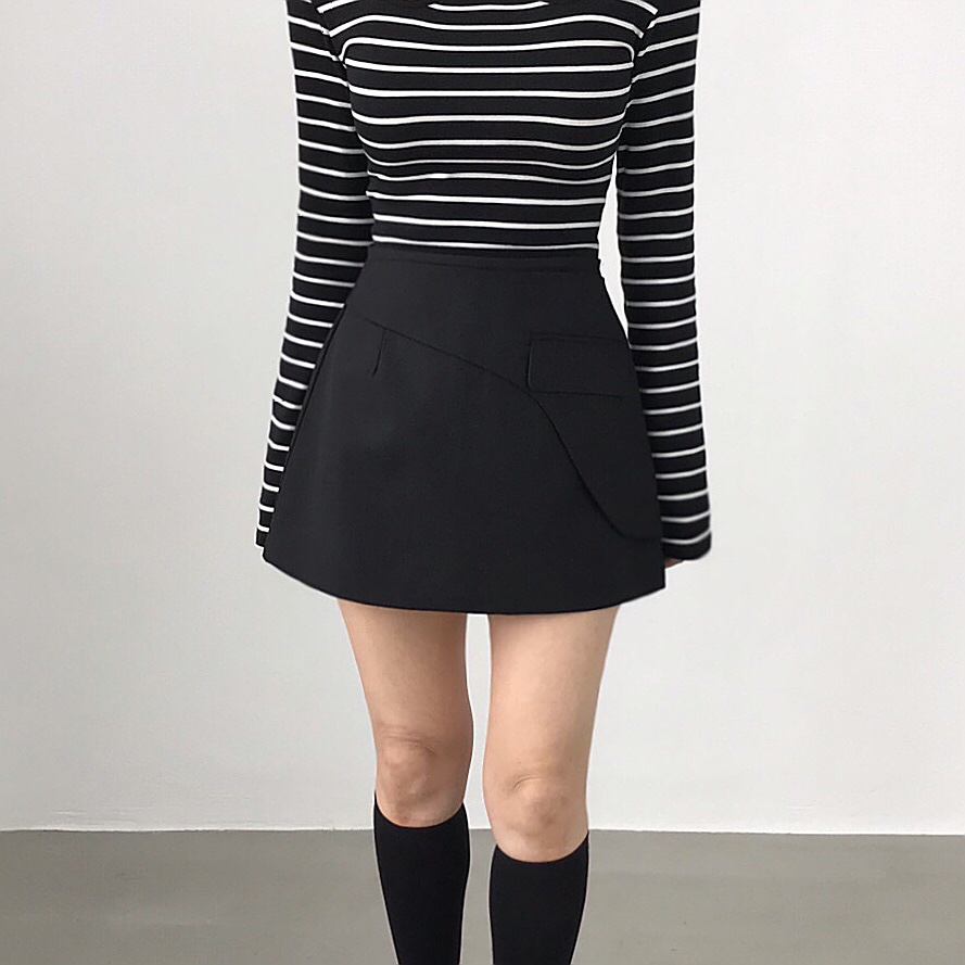 2TWO MOON韓國直郵㊣女士新品時尚休閑真品熱賣25秋冬短裙2TWO MOON短裙圖色1