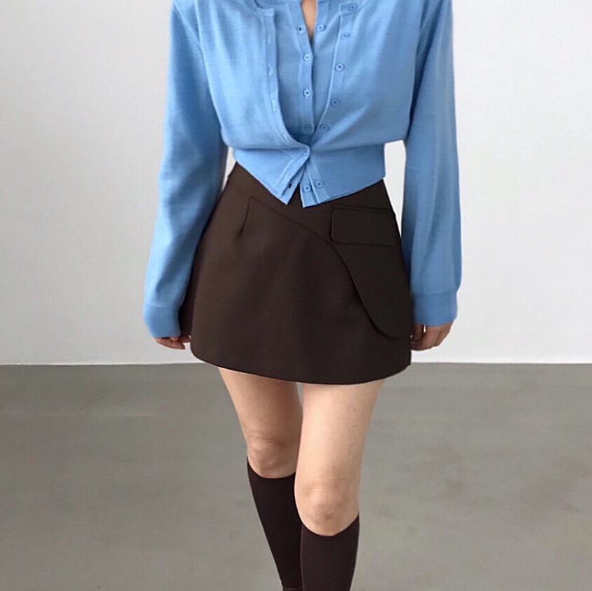 2TWO MOON韓國直郵㊣女士新品時尚休閑真品熱賣25秋冬短裙2TWO MOON短裙圖色2