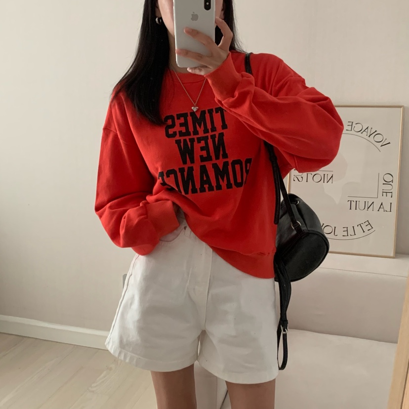 HELLO JINI韓國直郵㊣女士新款人氣熱賣職業真品時尚25秋冬衛衣HELLO JINI衛衣
