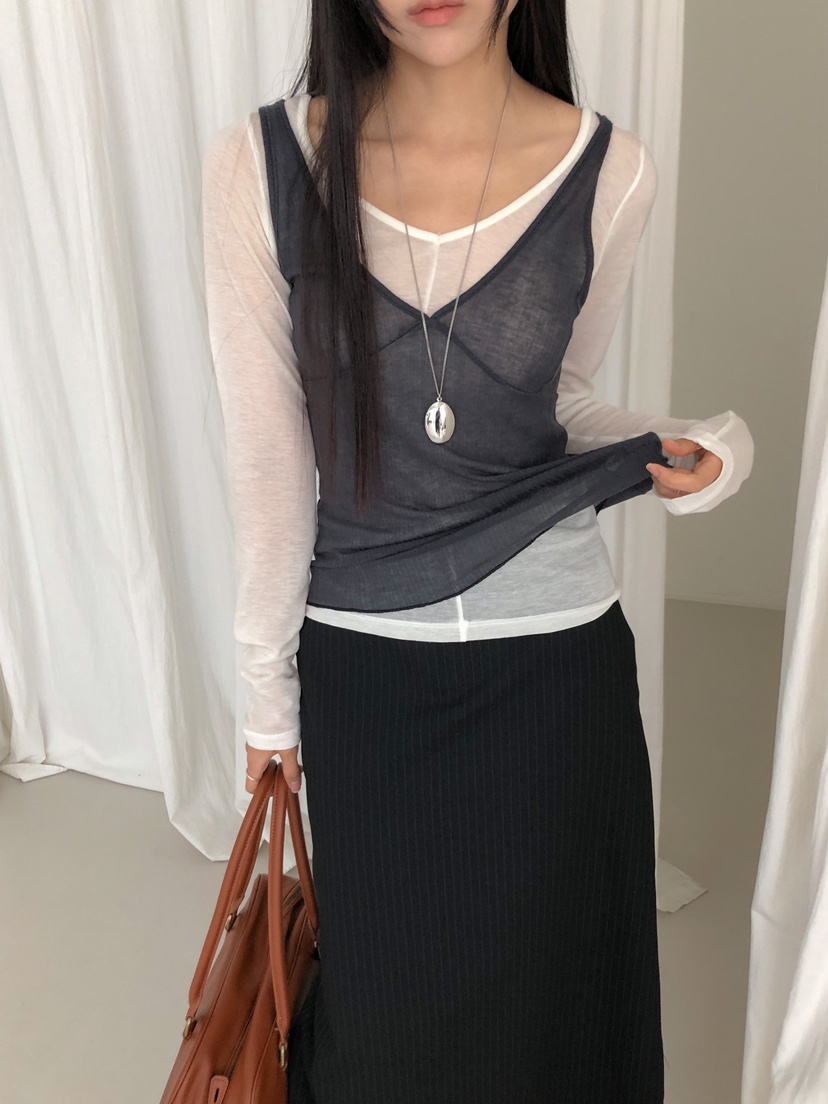 ROUGH東大門㊣實拍女士新品真品人氣休閑推薦時尚25秋冬吊帶背心ROUGH吊帶/背心