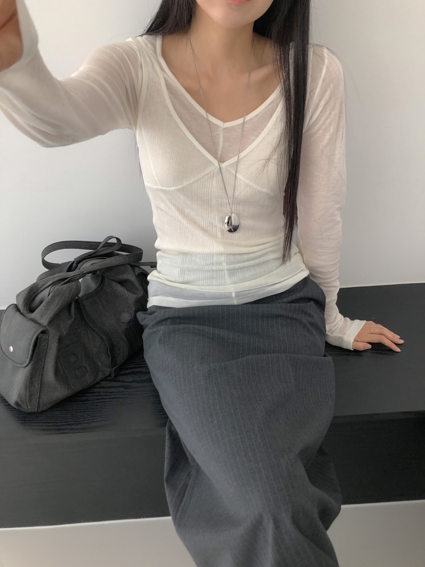 ROUGH東大門㊣實拍女士新品真品人氣休閑推薦時尚25秋冬吊帶背心ROUGH吊帶/背心