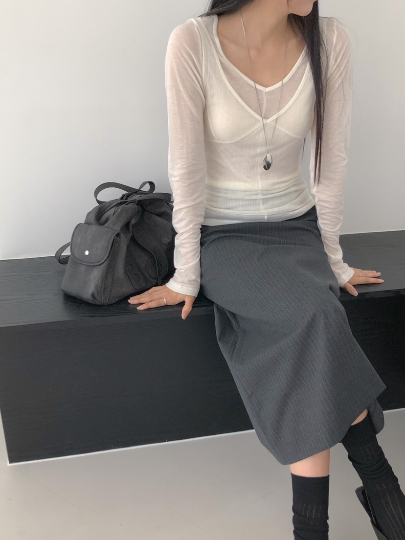 ROUGH東大門㊣實拍女士新品真品人氣休閑推薦時尚25秋冬吊帶背心ROUGH吊帶/背心