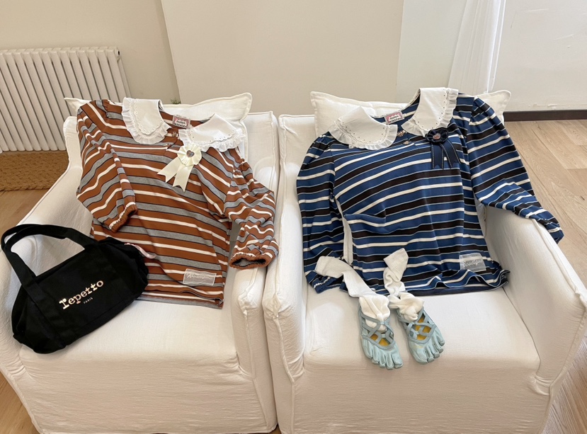 BOUTIQUE-L韓國直郵㊣女士新品25秋冬人氣長袖T恤不含配飾BOUTIQUE-L長袖T恤