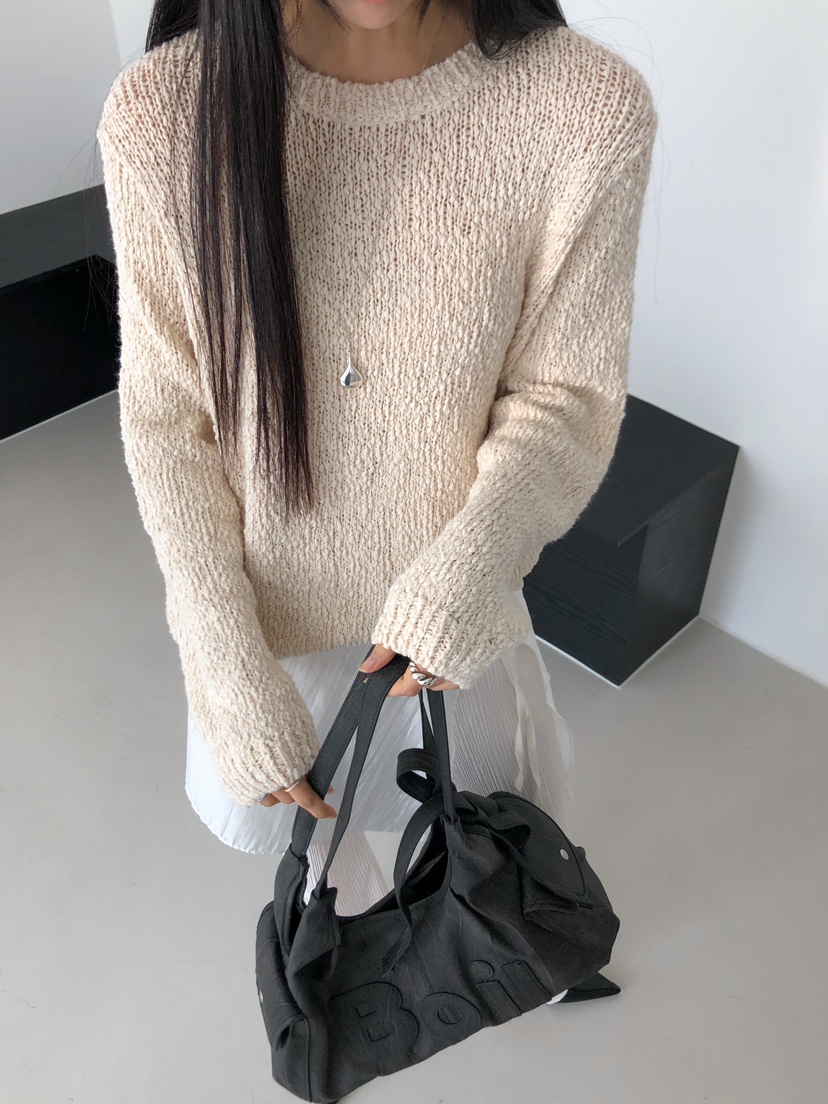 ROUGH韓國代購㊣女裝新款休閑真品時尚人氣熱賣推薦25秋冬針織衫ROUGH針織衫