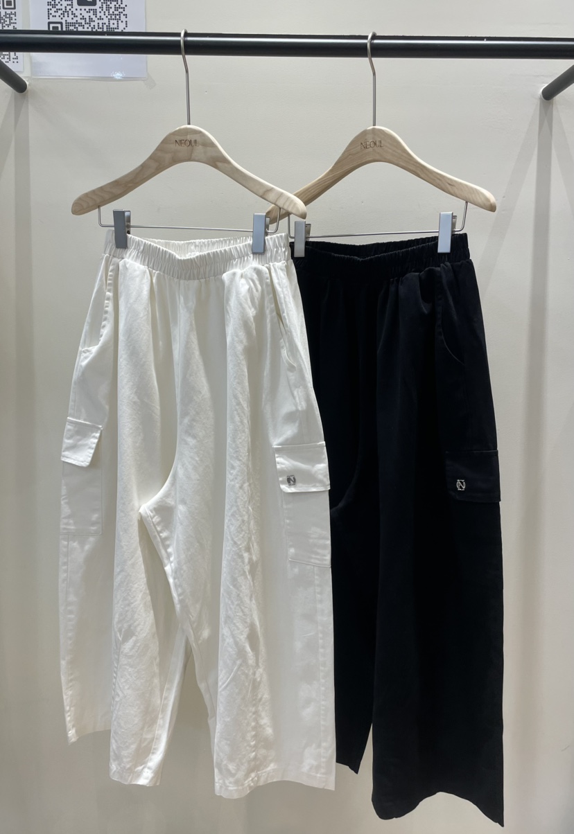 NEOUL東大門㊣實拍女裝新款職業真品人氣熱賣推薦25秋冬休閑褲NEOUL/ahin雙領標簽休閑褲