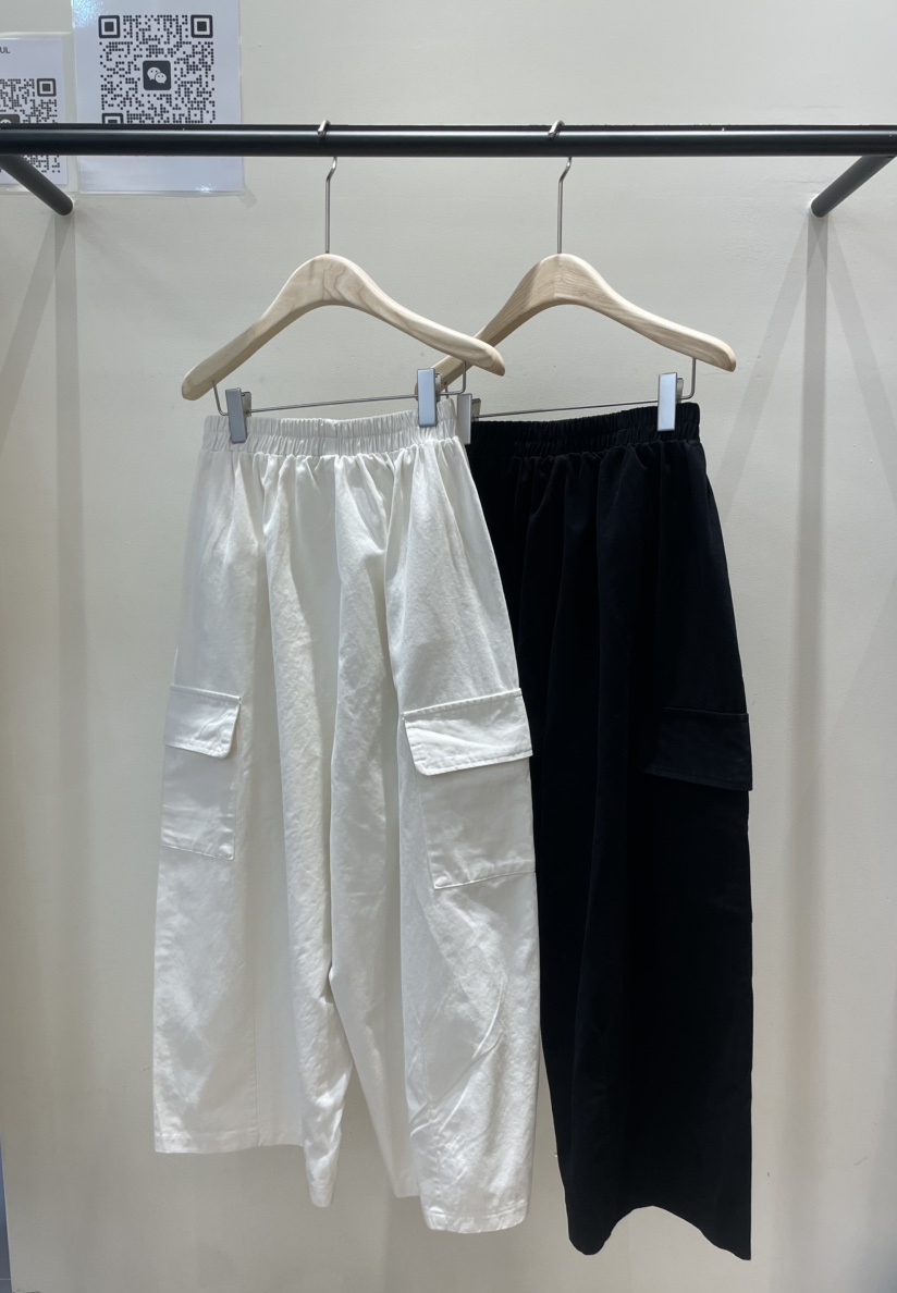 NEOUL東大門㊣實拍女裝新款職業真品人氣熱賣推薦25秋冬休閑褲NEOUL/ahin雙領標簽休閑褲
