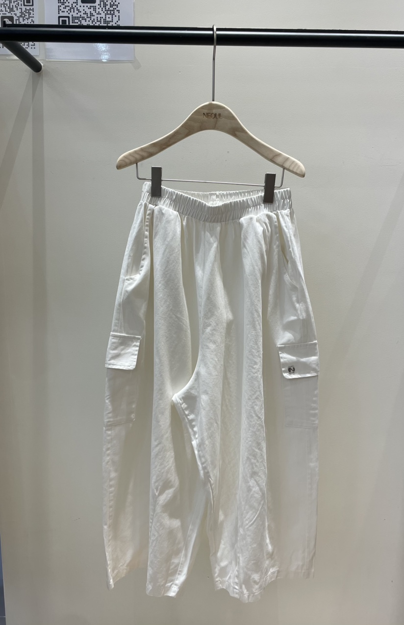NEOUL東大門㊣實拍女裝新款職業真品人氣熱賣推薦25秋冬休閑褲NEOUL/ahin雙領標簽休閑褲圖色1
