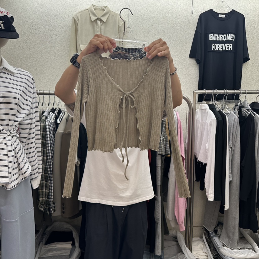 MAGOT東大門㊣代購女士新品時尚休閑熱賣25秋冬真品職業針織衫IIIΛGOT/MAGOT針織衫圖色1