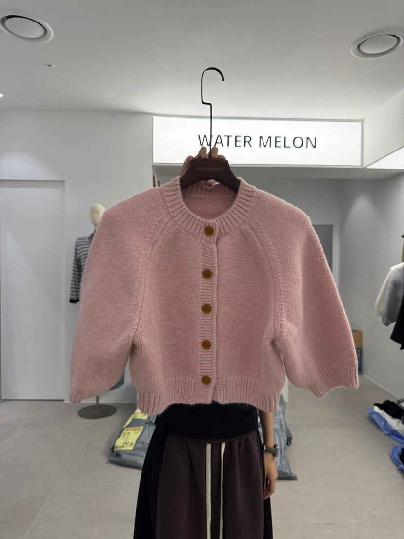 WATERMELON韓國代購㊣女士新品職業休閑25秋冬熱賣人氣針織衫de goyou針織衫圖色2