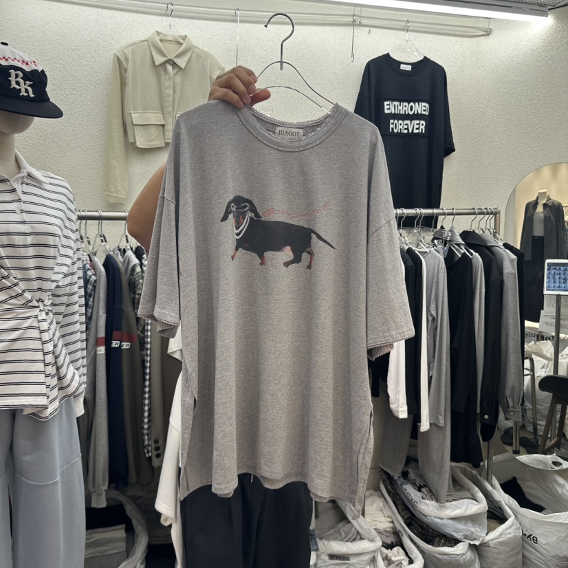 MAGOT東大門㊣直郵女裝新品休閑職業人氣時尚推薦熱賣25秋冬T恤IIIΛGOT/MAGOTT恤圖色2