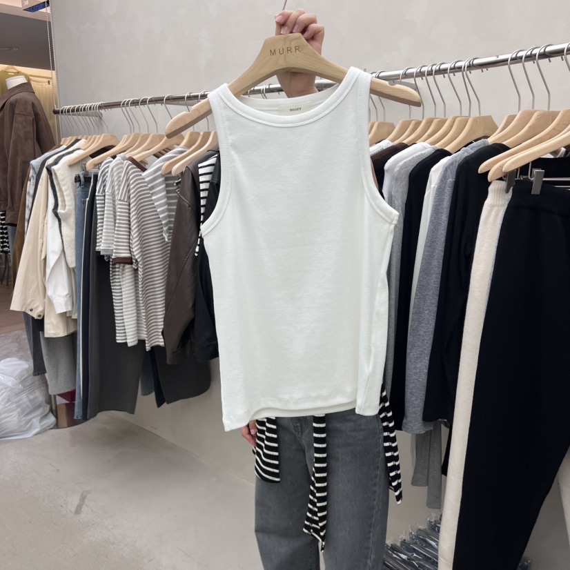 MURR韓國代購㊣女裝新款熱賣25秋冬職業人氣真品休閑吊帶背心MURR吊帶/背心圖色2