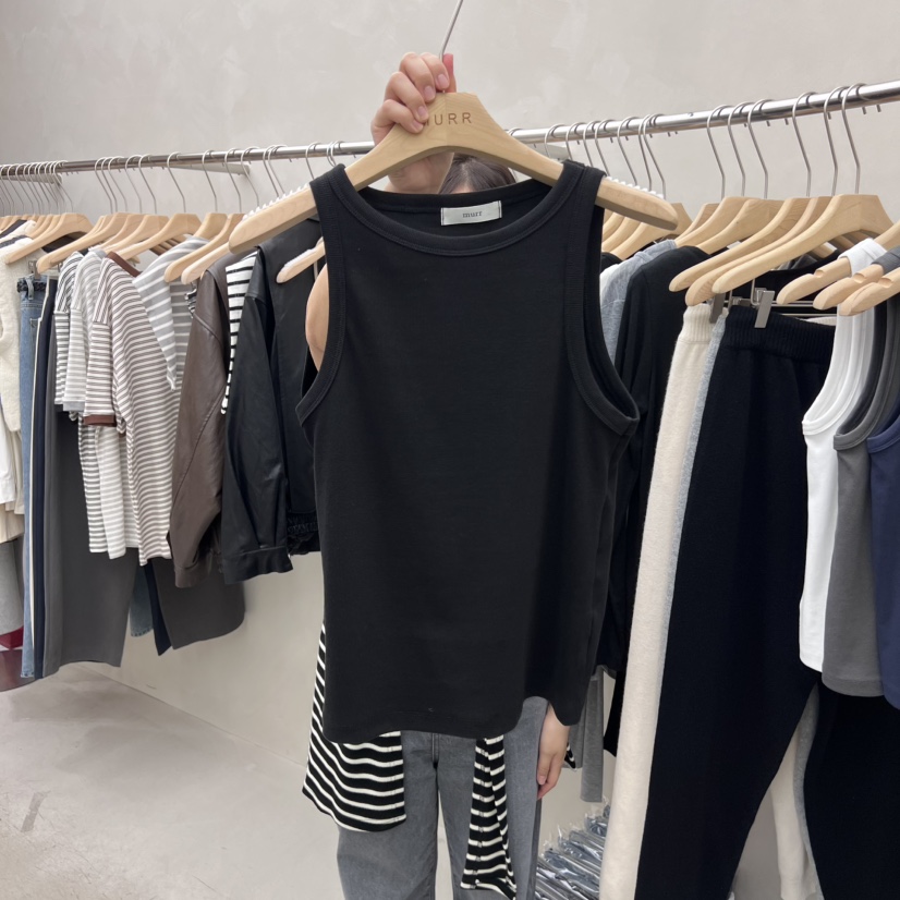 MURR韓國代購㊣女裝新款熱賣25秋冬職業人氣真品休閑吊帶背心MURR吊帶/背心圖色5