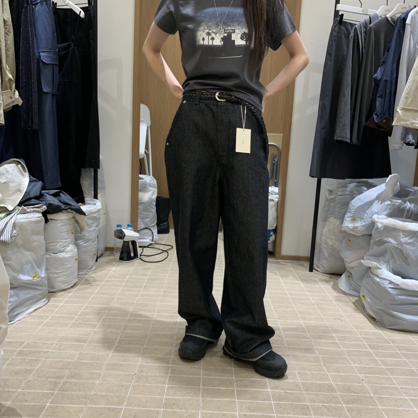 LOFN東大門㊣直郵女裝新品真品推薦人氣職業休閑褲不含腰帶LOFN休閑褲