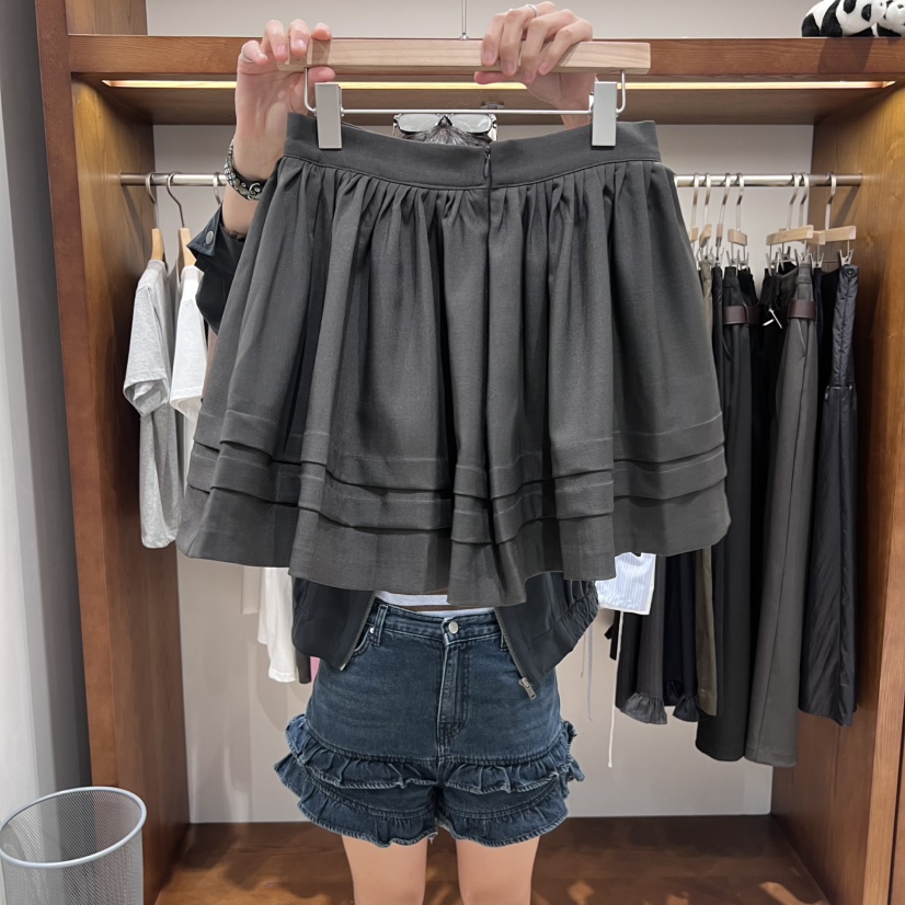THE CAMEL東大門㊣代購女士新款25秋冬短裙the came_l 家短裙