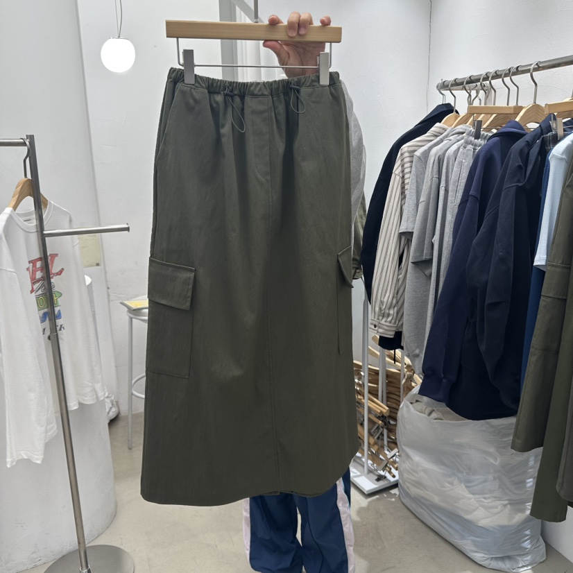 GOLDEN MARKET韓國代購㊣女裝新款真品熱賣職業25秋冬長裙GOLDEN MARKET長裙圖色2
