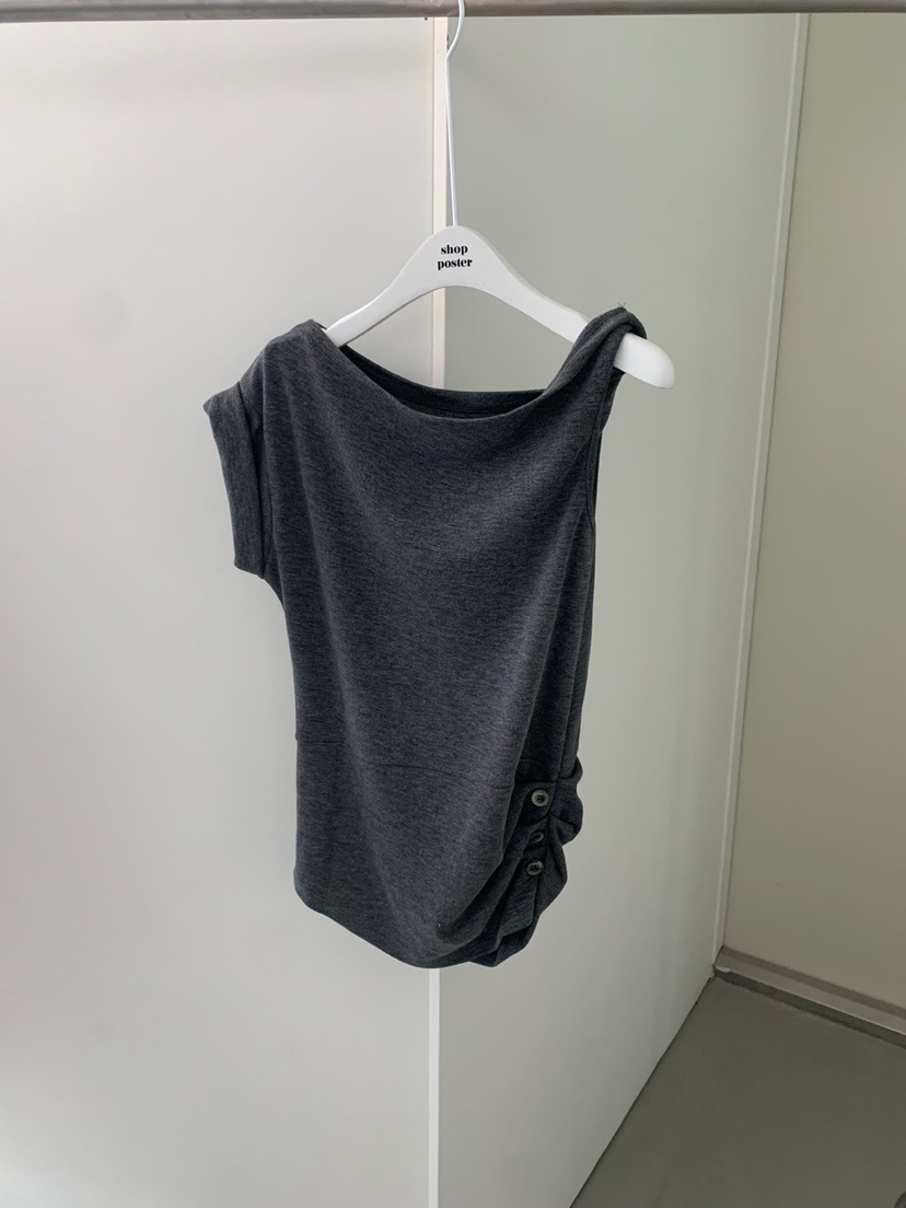 SHOP POSTER東大門㊣直郵女裝新品休閑熱賣25秋冬推薦職業T恤SHOP_POSTERT恤圖色2