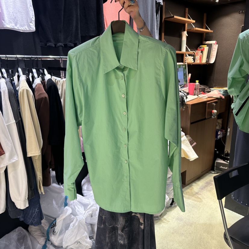 CHAVI東大門㊣實拍女士新品職業人氣休閑時尚25秋冬襯衫蕾絲衫CHAVI襯衫/蕾絲衫