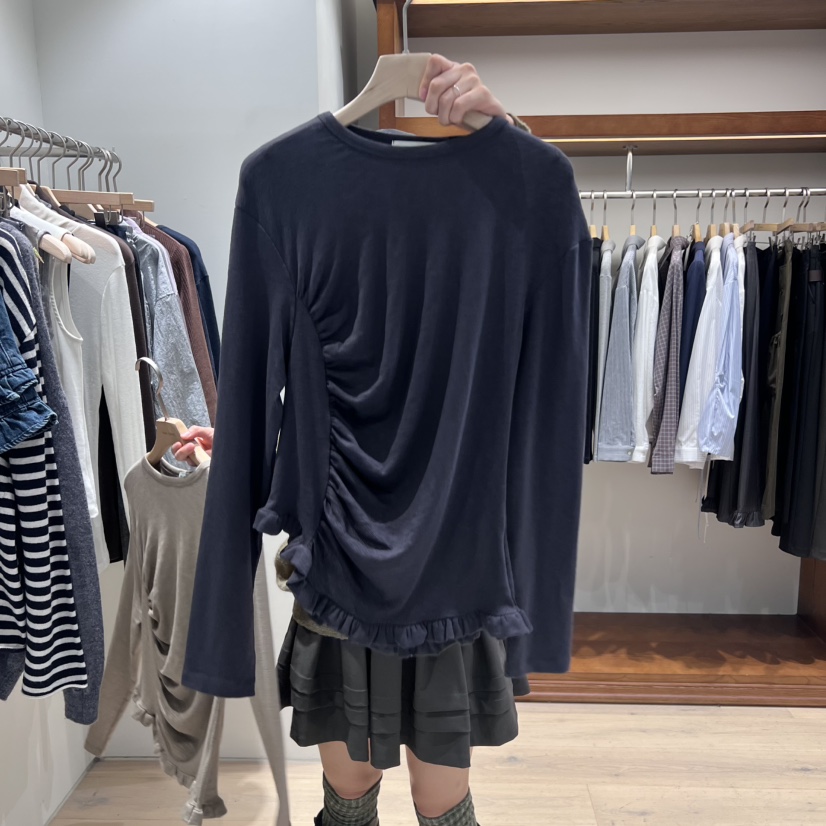 THE CAMEL韓國代購㊣女士新款推薦長袖T恤the came_l 家長袖T恤圖色2