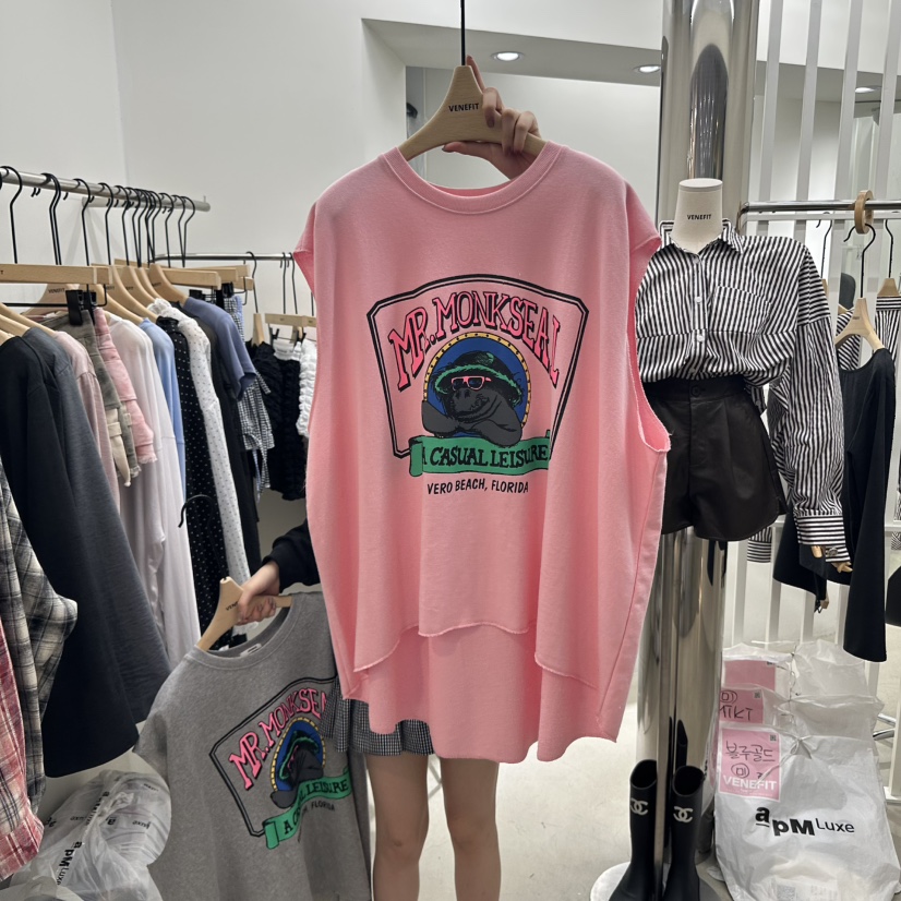 VENEFIT東大門㊣實拍女裝新品25秋冬熱賣人氣職業推薦吊帶背心VENEFIT/JENNIE吊帶/背心圖色2