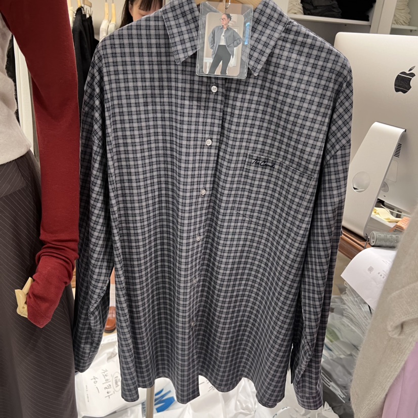 THE CAMEL東大門㊣實拍女裝新品25秋冬襯衫蕾絲衫the came_l 家襯衫/蕾絲衫圖色2