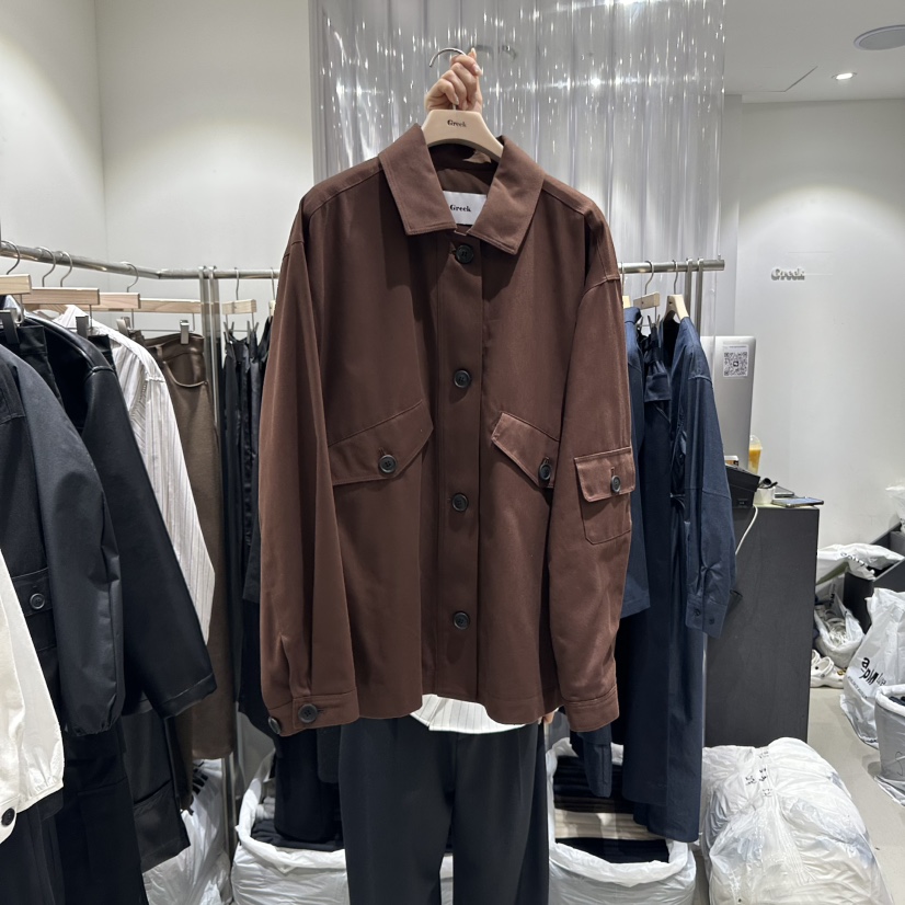 GREEK東大門㊣直郵女士新品熱賣真品25秋冬休閑職業人氣夾克GREEK夾克圖色1