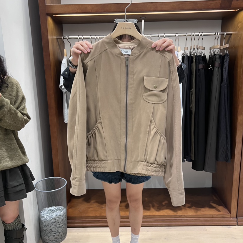 THE CAMEL東大門㊣實拍女裝新品人氣夾克the came_l 家夾克圖色1