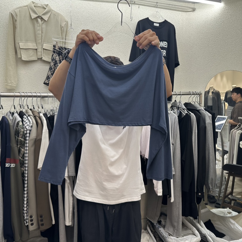 MAGOT韓國直郵㊣女裝新品推薦職業熱賣人氣時尚真品長袖T恤IIIΛGOT/MAGOT長袖T恤圖色4