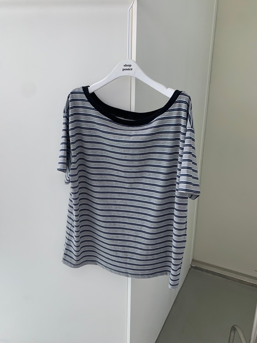 SHOP POSTER東大門㊣代購女裝新款推薦25秋冬人氣職業T恤柔軟SHOP_POSTERT恤圖色1