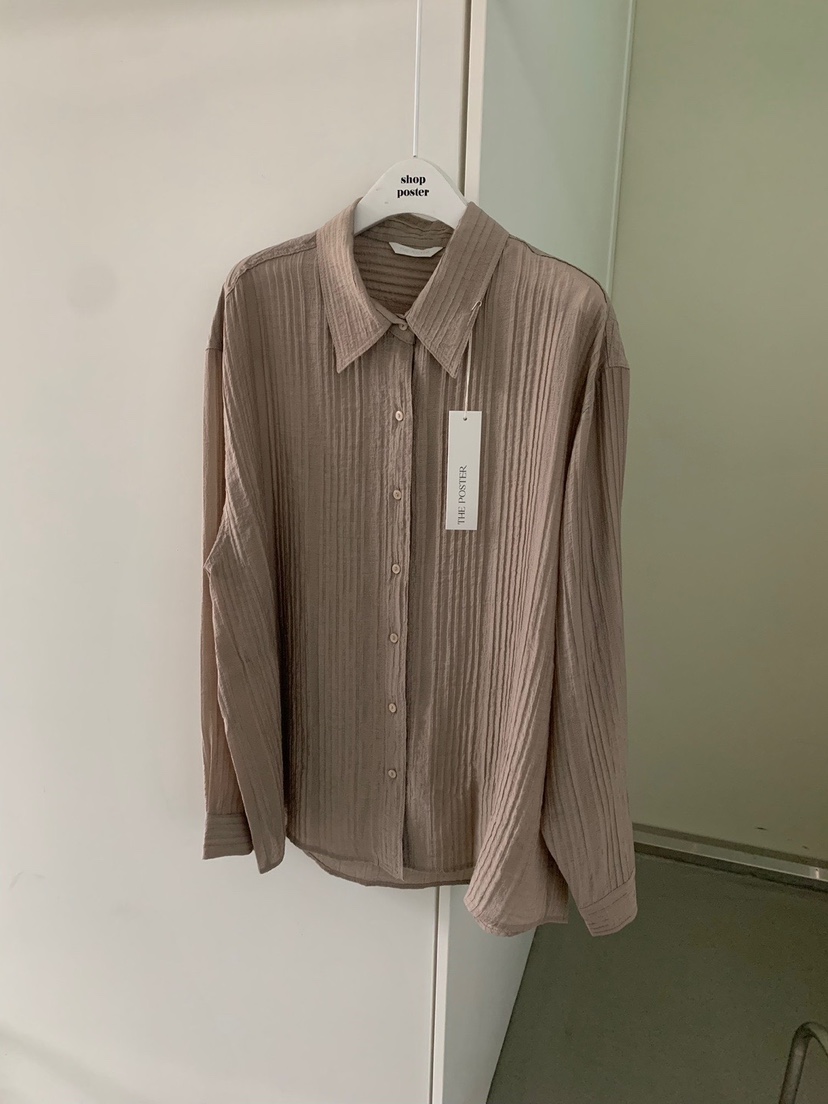 SHOP POSTER韓國代購㊣女裝新款職業25秋冬時尚襯衫蕾絲衫SHOP_POSTER襯衫/蕾絲衫圖色3