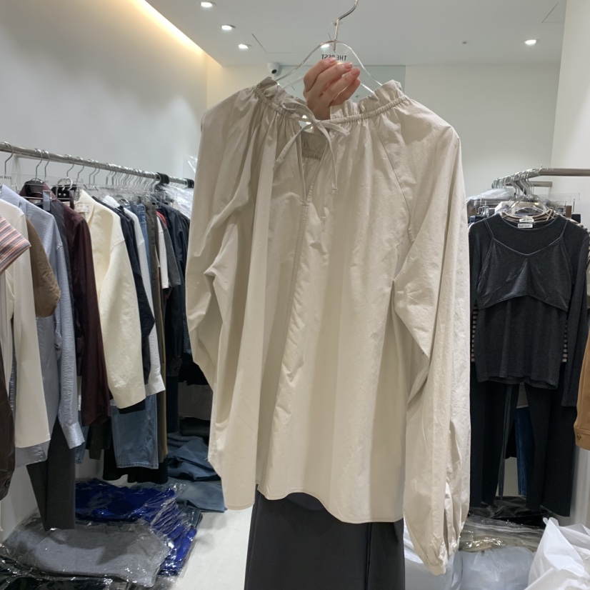 THE REST韓國代購㊣女裝新品熱賣時尚真品25秋冬襯衫蕾絲衫THE REST/UNNOEUD襯衫/蕾絲衫