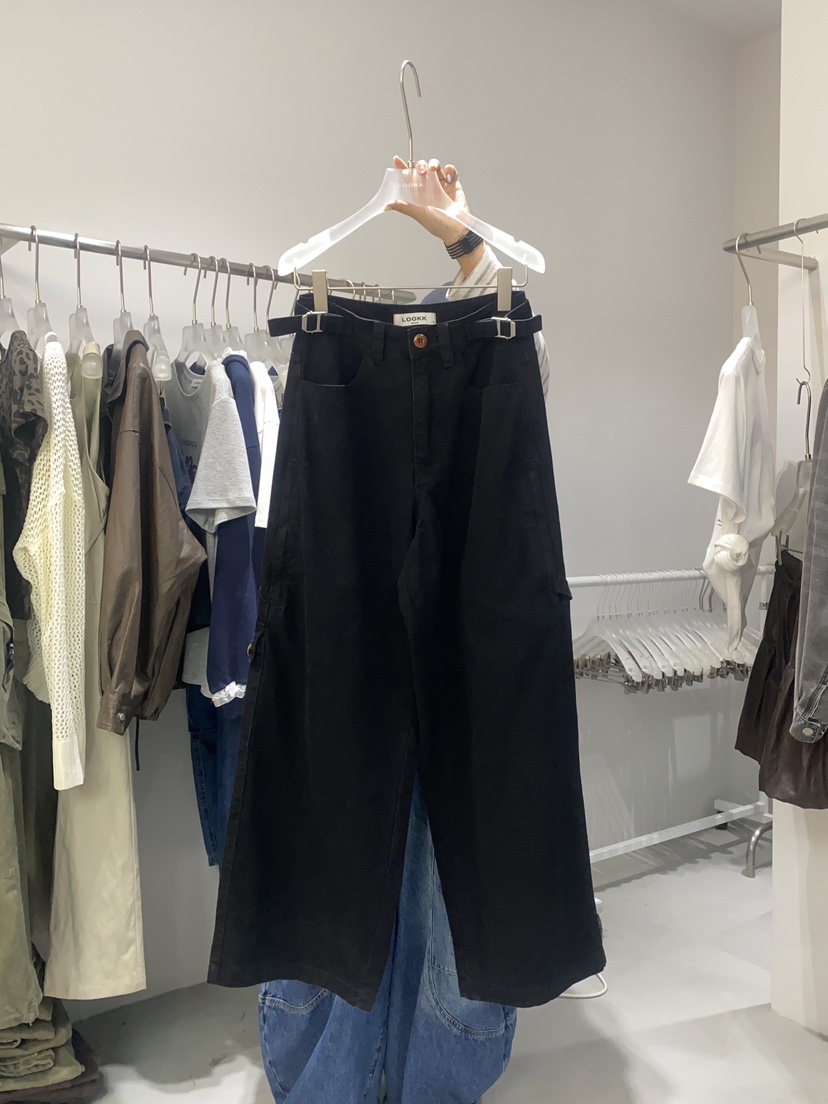 LOOKK韓國代購㊣女裝新品熱賣推薦真品人氣休閑25秋冬休閑褲LOOKK休閑褲圖色3